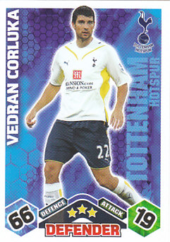 Vedran Corluka Tottenham Hotspur 2009/10 Topps Match Attax #297